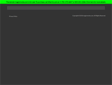 Tablet Screenshot of magicmvoies.com
